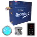Steamspa Int450 Indulgence 4.5 Kw Quickstart Acu Steam Bath Generator Package With Touch Controller