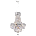 Gracewood Hollow Sanoussi 13 Light Chandelier With Chrome Finish