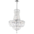 Gracewood Hollow Sanoussi 17 Light Chandelier With Chrome Finish