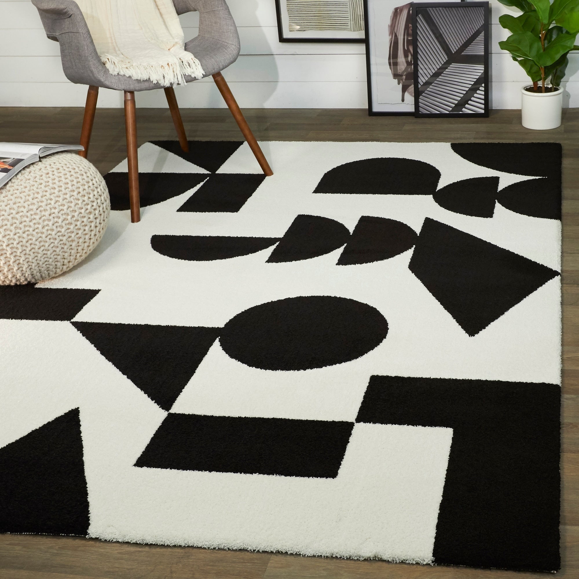 Steiner Abstract Geometric Area Rug
