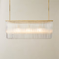 Stellar 2-Tier Square Glass Pendant Light