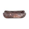 Stellara Bowl Selwara Black Marble Grand Scale Basin Solid Stone Carve Transitional Form Black