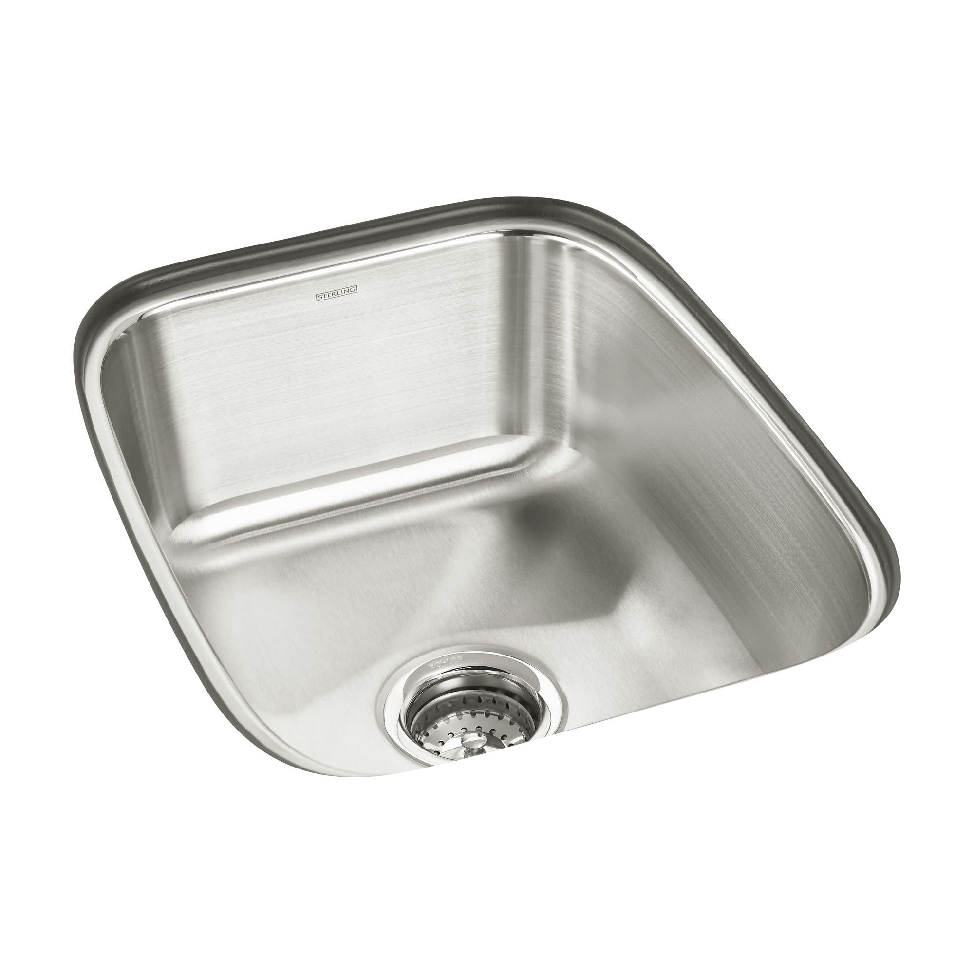 Sterling 11449 Springdale 16 1 2In Single Basin Undermount Stainless Steel Bar Sink With Silentshield Stainless Steel