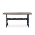 Sterling Cast Iron Table With Reclaimed Teak Top