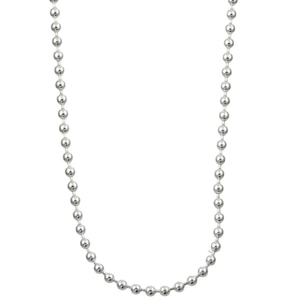 Sterling Essentials Silver 1.5 Mm Bead Chain 16 30 Inch