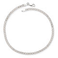 Sterling Silver 10 Inch 3.5Mm Bizmark Anklet