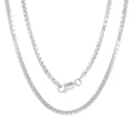 Sterling Silver 2 Mm Box Chain Necklace By Roberto Martinez