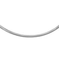 Sterling Silver Classic Omega Chain Necklace 6.0Mm