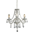 Sterling Theatre 3 Light Clear Mini Chandelier