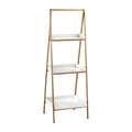 Sterling White And Gold Accent Shelf