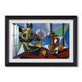Still Life With Bulls Skull 1939 Pablo Picasso Custom Framed Print