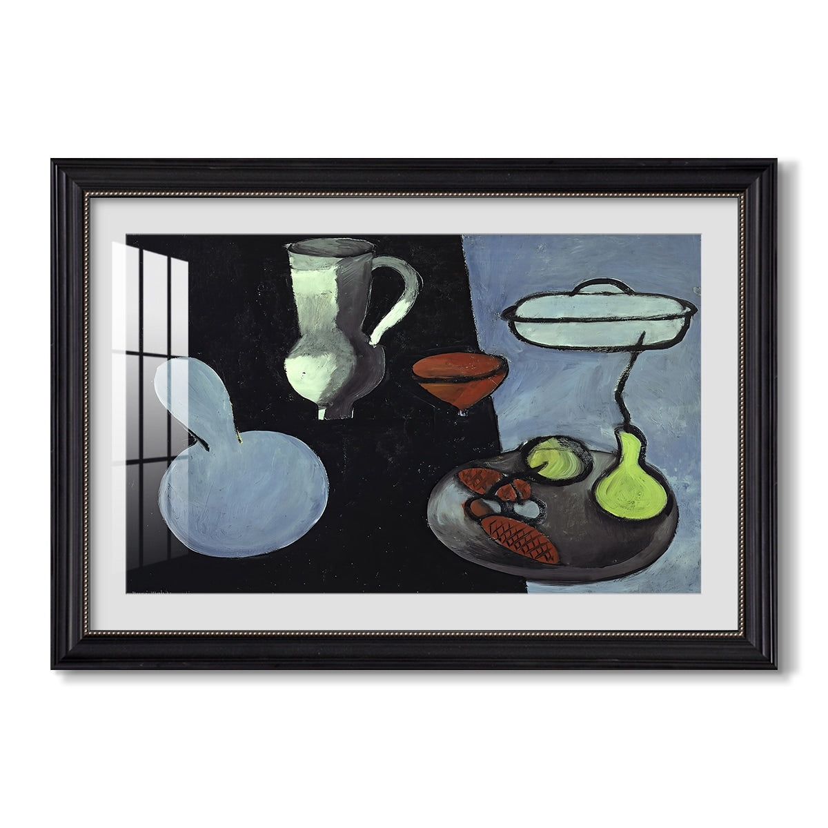 Still Life With A Gourd 1916 Henri Matisse Custom Framed Print