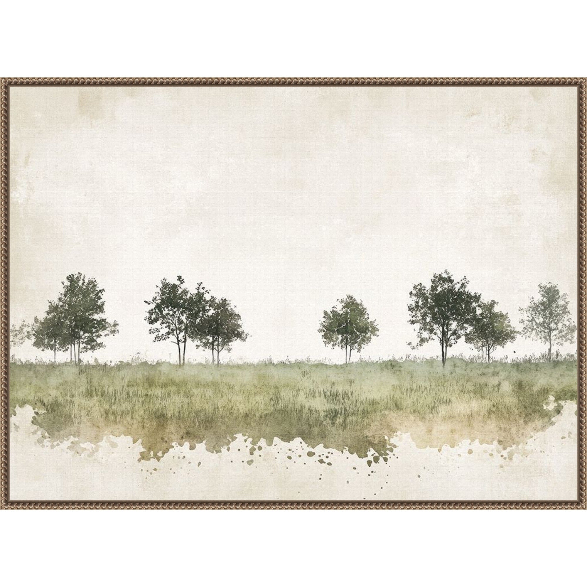 Still Woodland No. 1 By Mona Grace Framed Canvas Wall Art Print