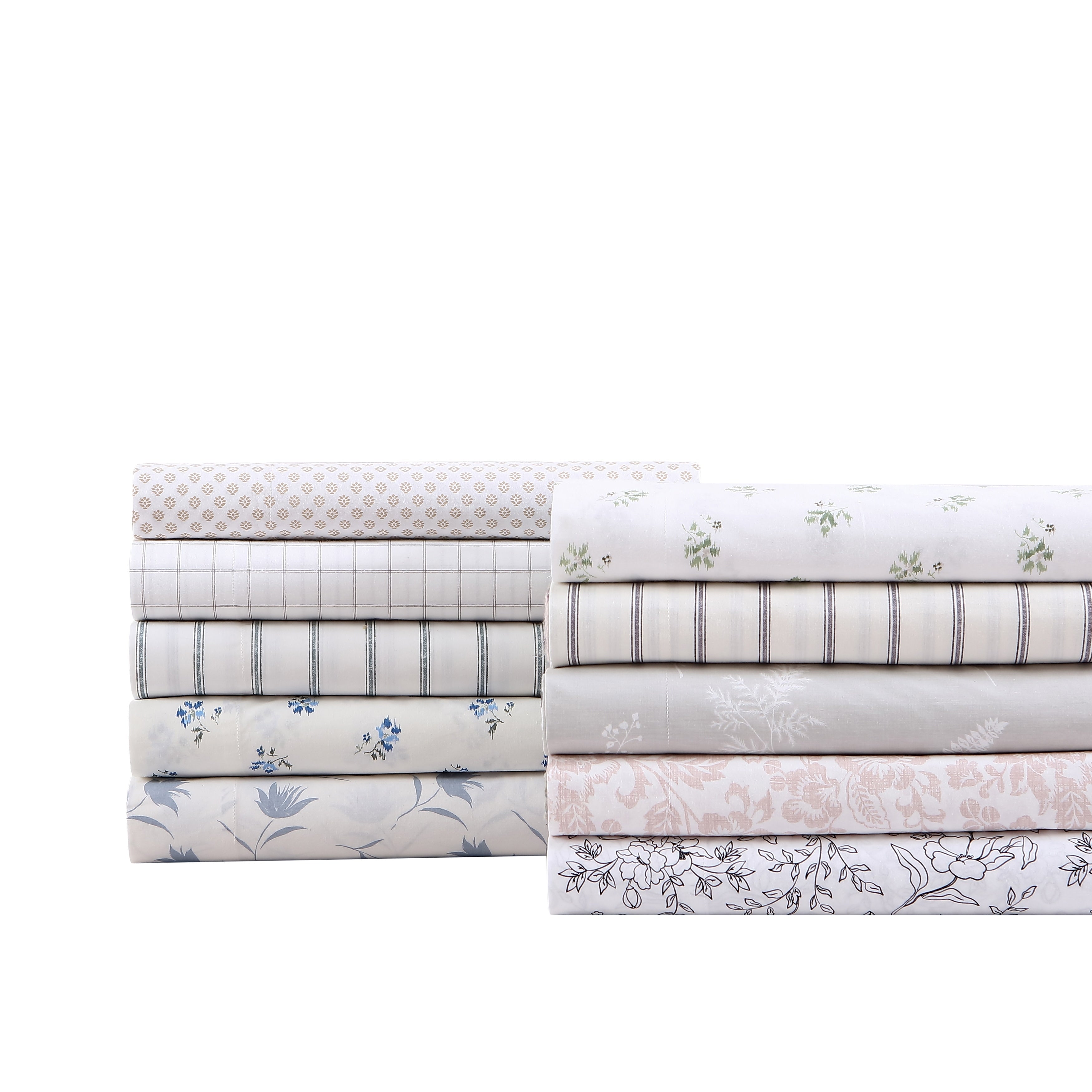 Stone Cottage Cotton Percale Printed Sheet Sets