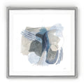 Stone Ellipses I Black Framed Print