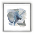 Stone Ellipses Ii Black Framed Print
