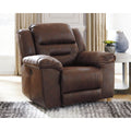 Signature Design By Ashley Stoneland Power Rocker Recliner