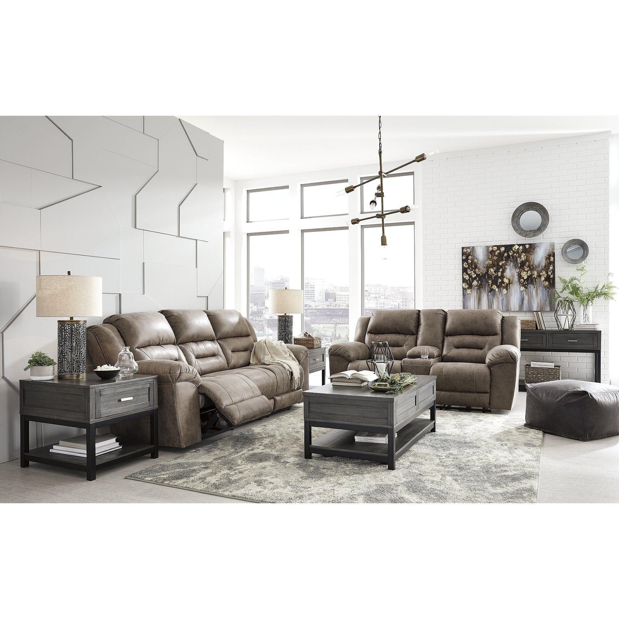 Signature Design By Ashley Stoneland Reclining Sofa