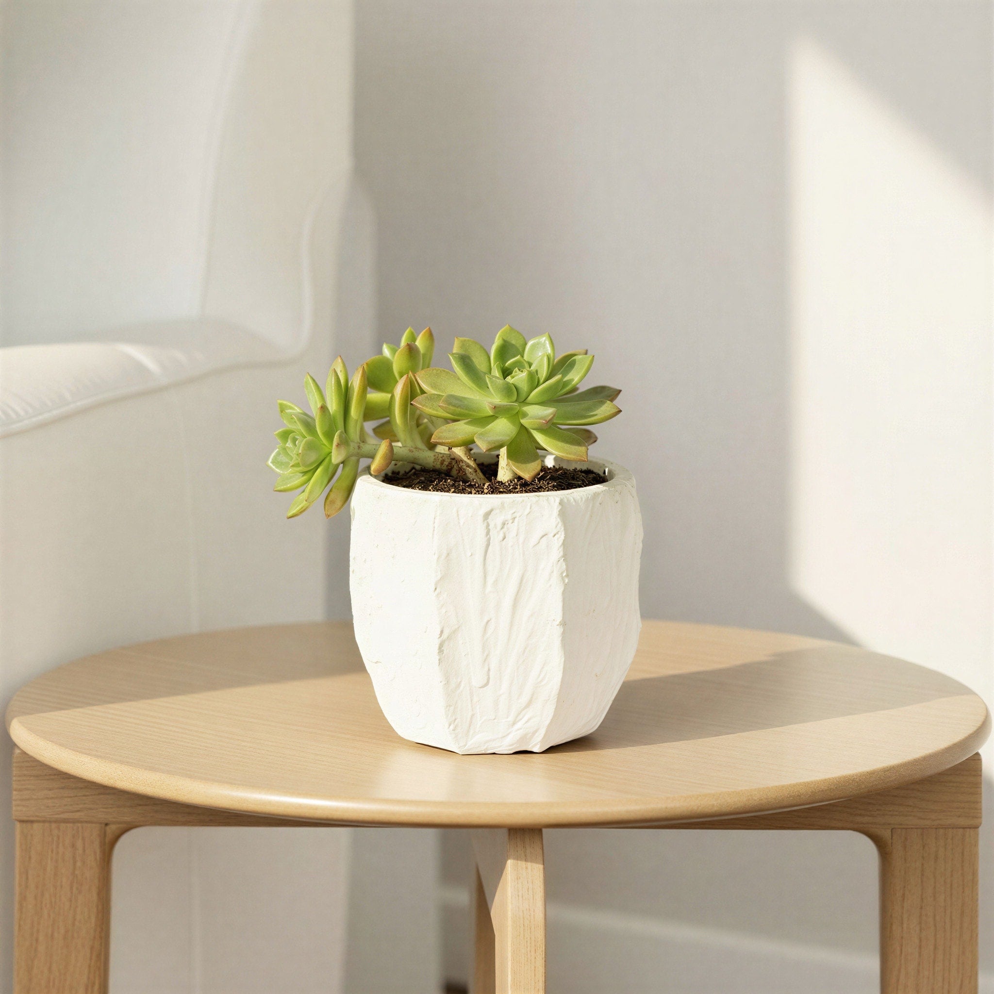 Stoneware Organic Shaped Planter With Reactive Glaze 5.5 L X 5.5 W X 4.63 H