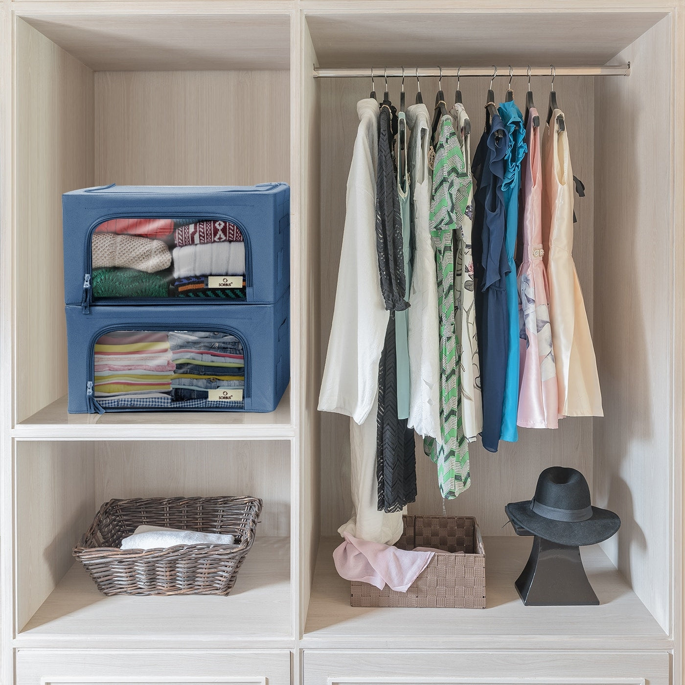 Storage Box With Window Small 2 Pack N A