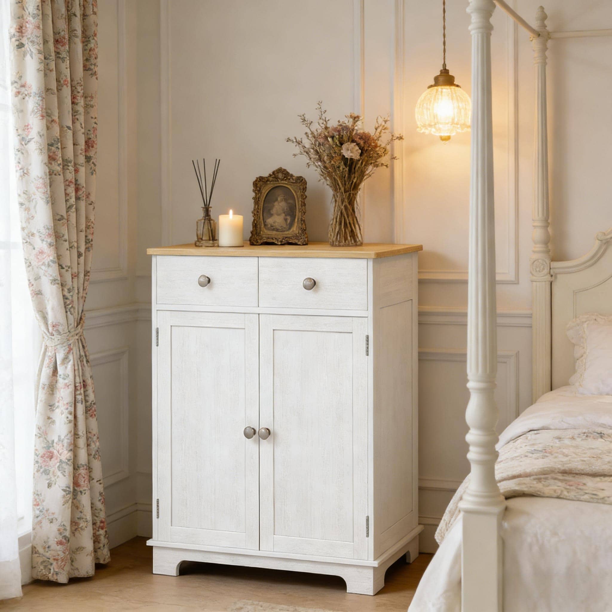 Storage Cabinet Cupboard Floor Cabinet With 2 Drawers Entryway Cabinet Accent Cabinet Hallway Cabinet