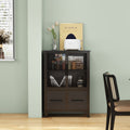 Storage Cabinet Display Cabinet With Metal Handle Cupboard Hallway Cabinet Entryway Cabinet With Metal Legs