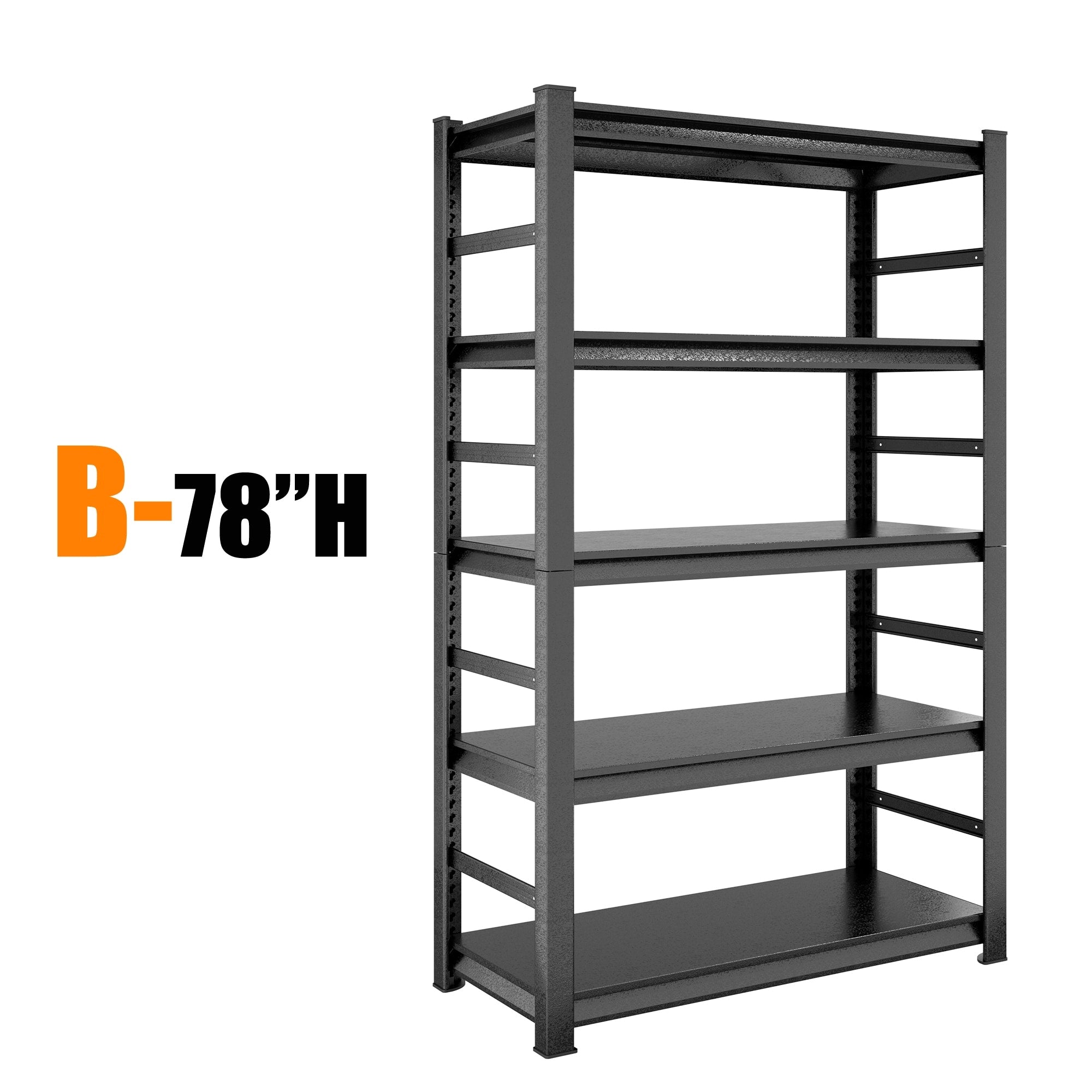 Storage Shelves 5 Tier Heavy Duty Metal Shelving Unit Adjustable Shelving Units And Storage Rack Kitchen Garage Shelf