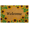 Storm Stopper Welcome Sunflowers 18X28 In. Indoor Outdoor Coir Mat