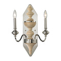 Stratford 20 High 2 Light Sconce Chrome 20 Inch Tall