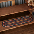 Stratton Oval Jute Stair Tread 8.5 X 27
