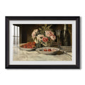 Strawberries And C 1881 1885 Henri De Braekeleer Custom Framed Print