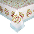 Strawberry Blue Tablecloth 59X86