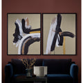 Renwil Ilya Framed Black Canvas Art