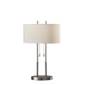 Strick Bolton Lissie Satin Steel Table Lamp