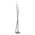 Strick Bolton Peale Brushed Nickel Icicle Floor Lamp