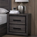 Strick Bolton Rothwell Grey 2 Drawer Nightstand