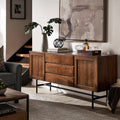 Stone And Stripes Ryan 2 Door 3 Drawer Tobacco Buffet
