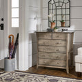 Strick Bolton Vermont Stone Dark Burnt Grey 6 Drawer Chest