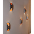 Afx Summit 1 Light Ada Black And Gold Led 120V Wall Sconce