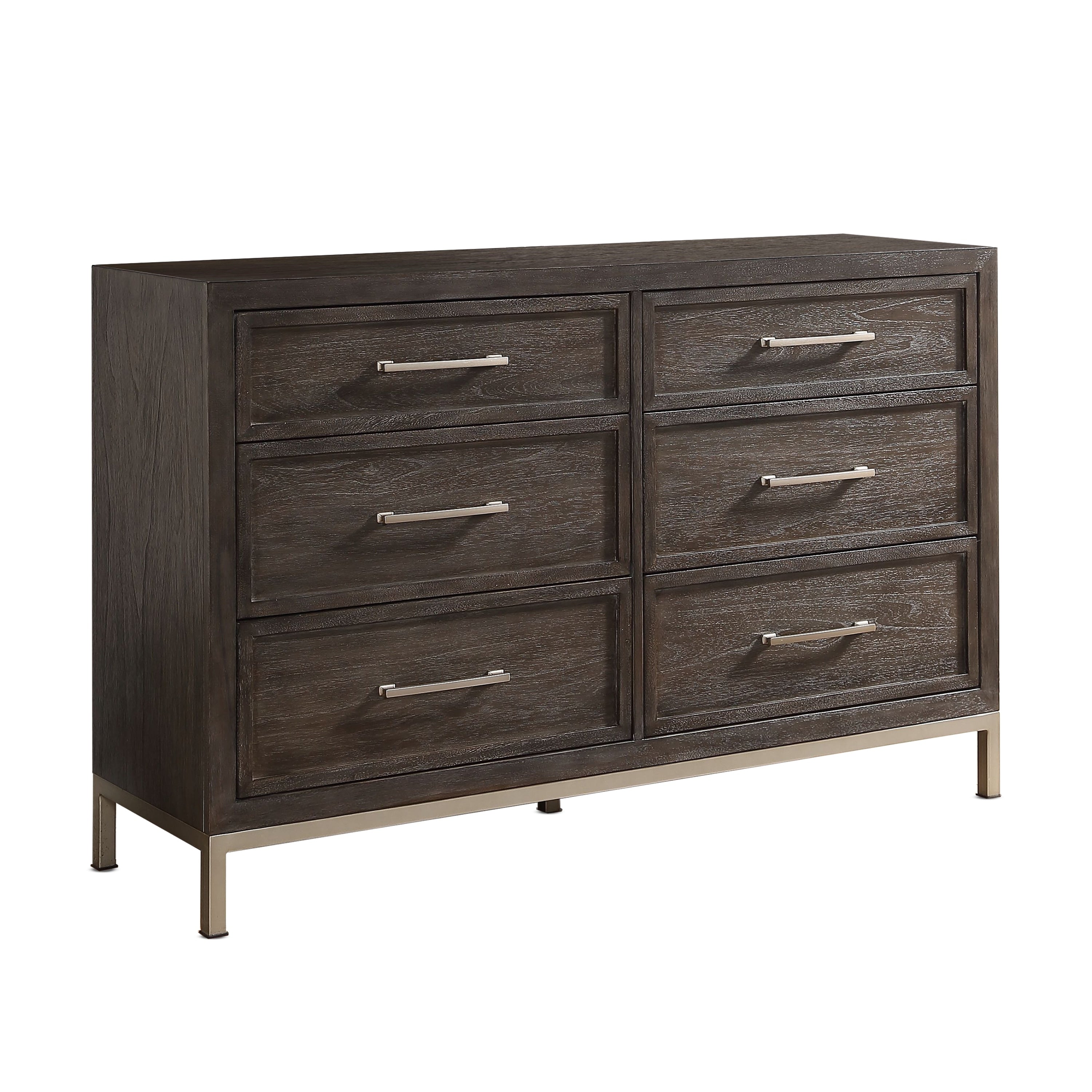 Strick Bolton Bremond Walnut 6 Drawer Dresser