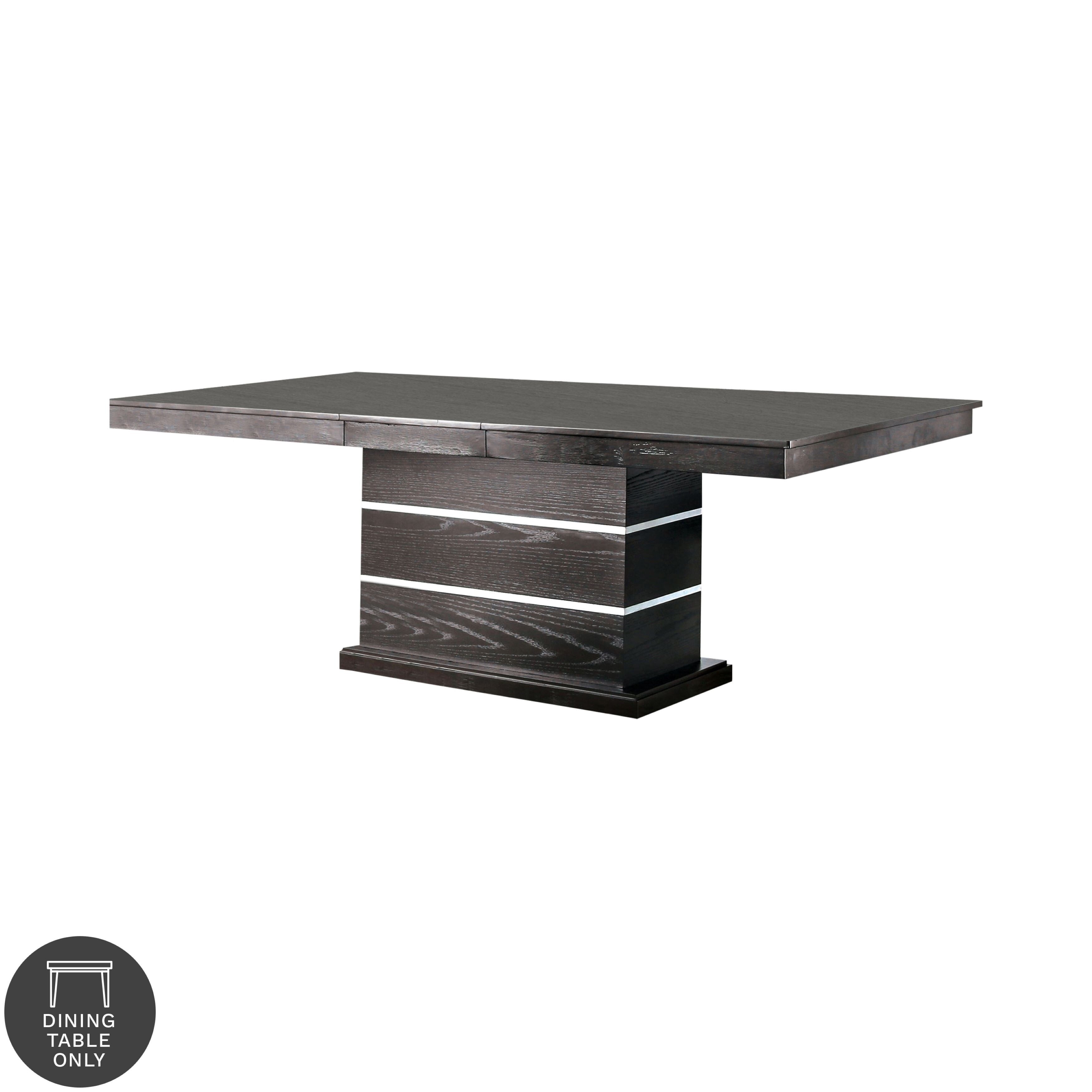 Shatterley Contemporary 84 Inch Espresso Dining Table By Foa