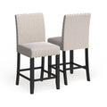 Strick Bolton Gallaccio 26 Inch Blue Fabric Stool Set Of 2