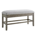 Strick Bolton Garfield Driftwood Storage Counter Bench