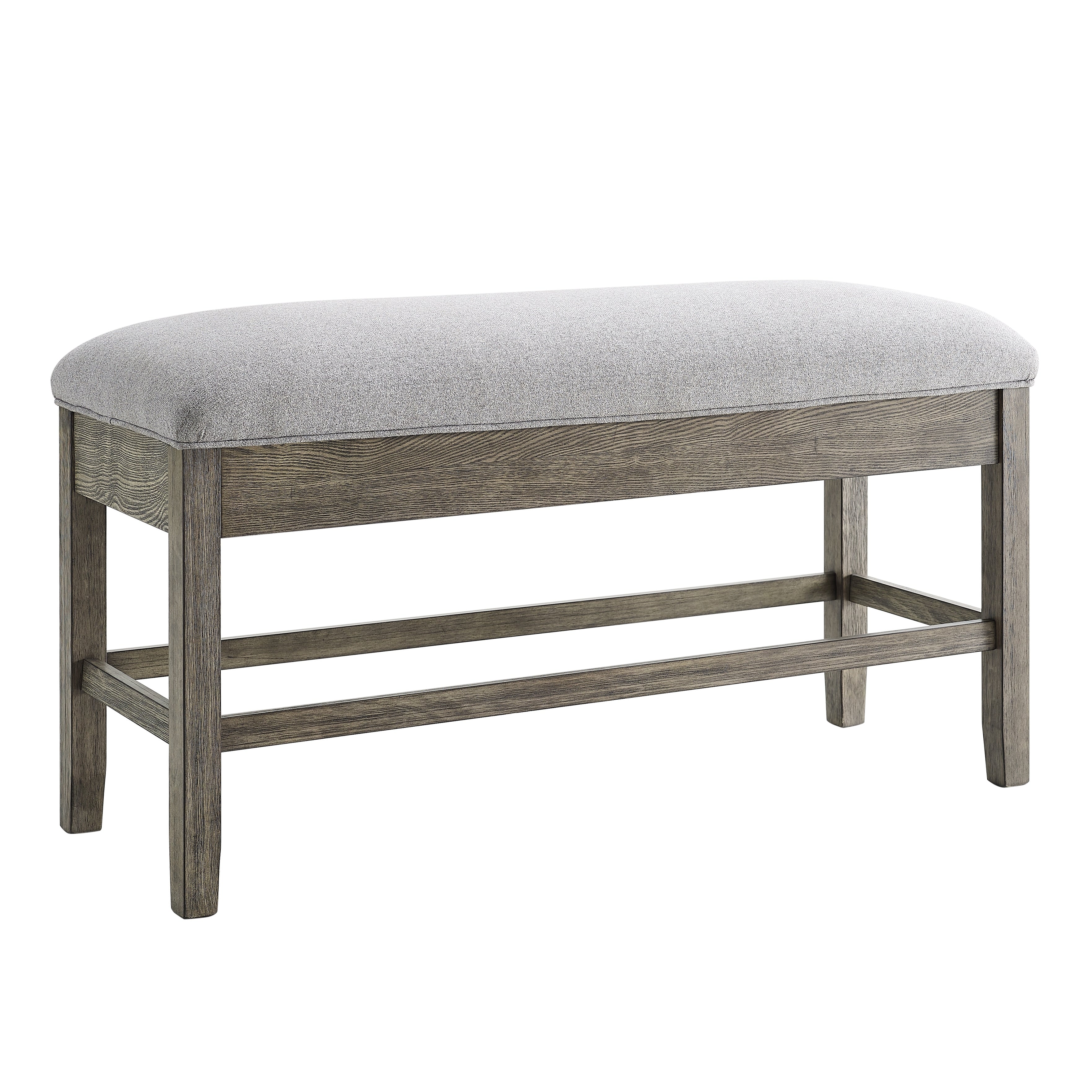 Strick Bolton Garfield Driftwood Storage Counter Bench
