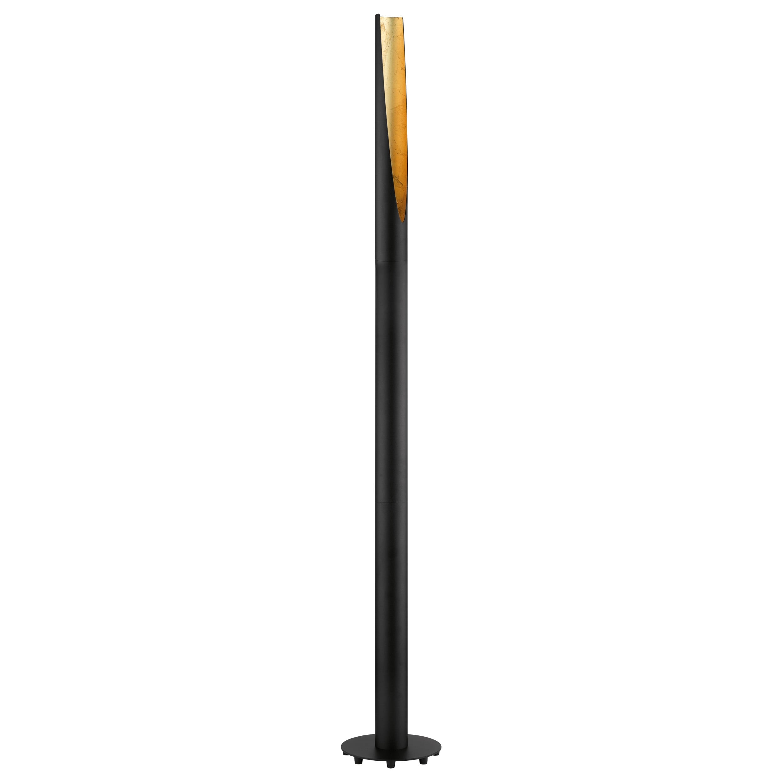 Strick Bolton Marx Matte Black Gold Led Floor Lamp