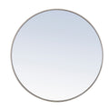 Strick Bolton Prine Metal Frame Round Mirror