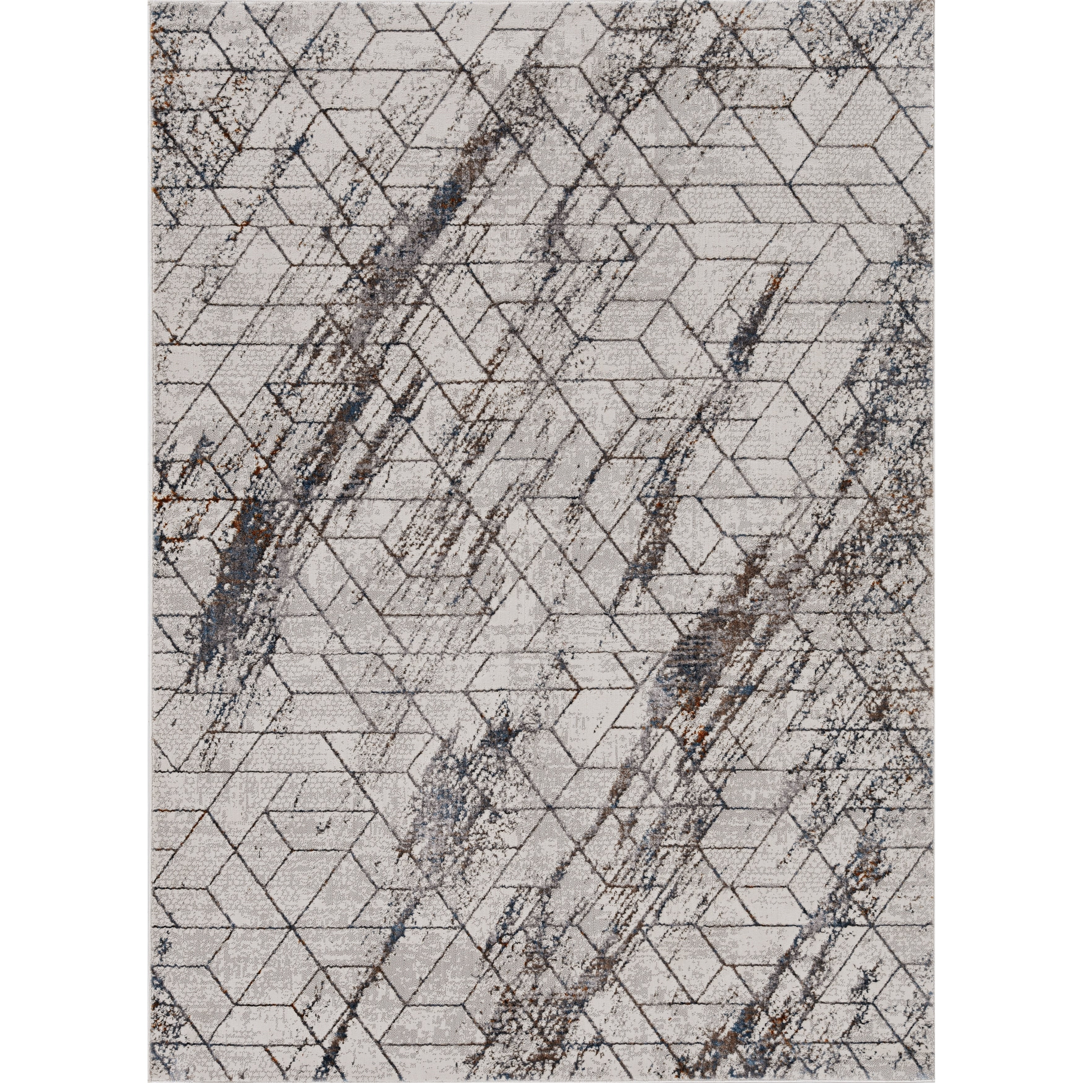 Strick Bolton Renew Distressed Geometric Area Rug