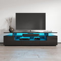 Eva 79 Modern High Gloss Tv Stand With 16 Color Leds