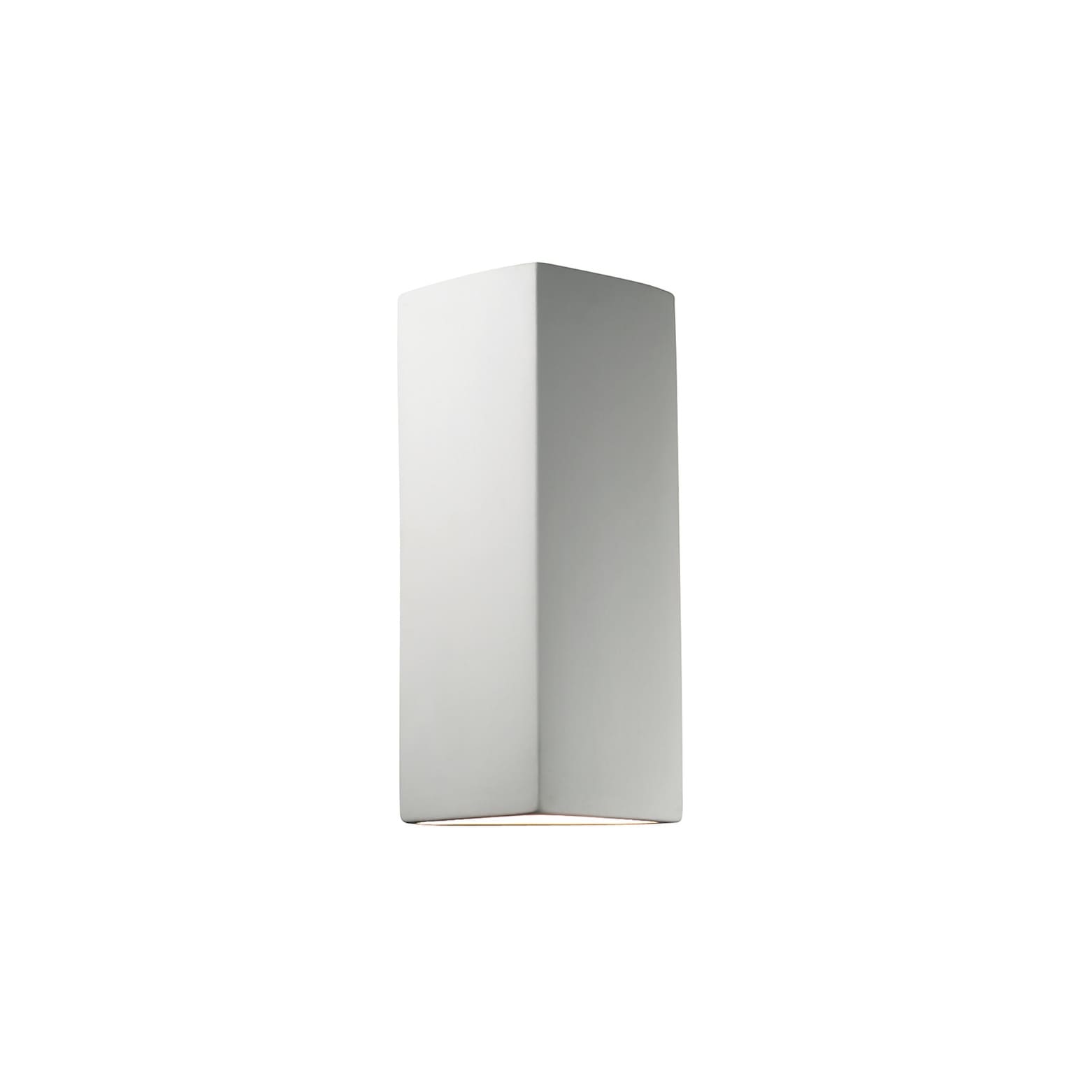 Strick Bolton Wes 2 Light Ada Peaked Rectangle Ceramic Sconce