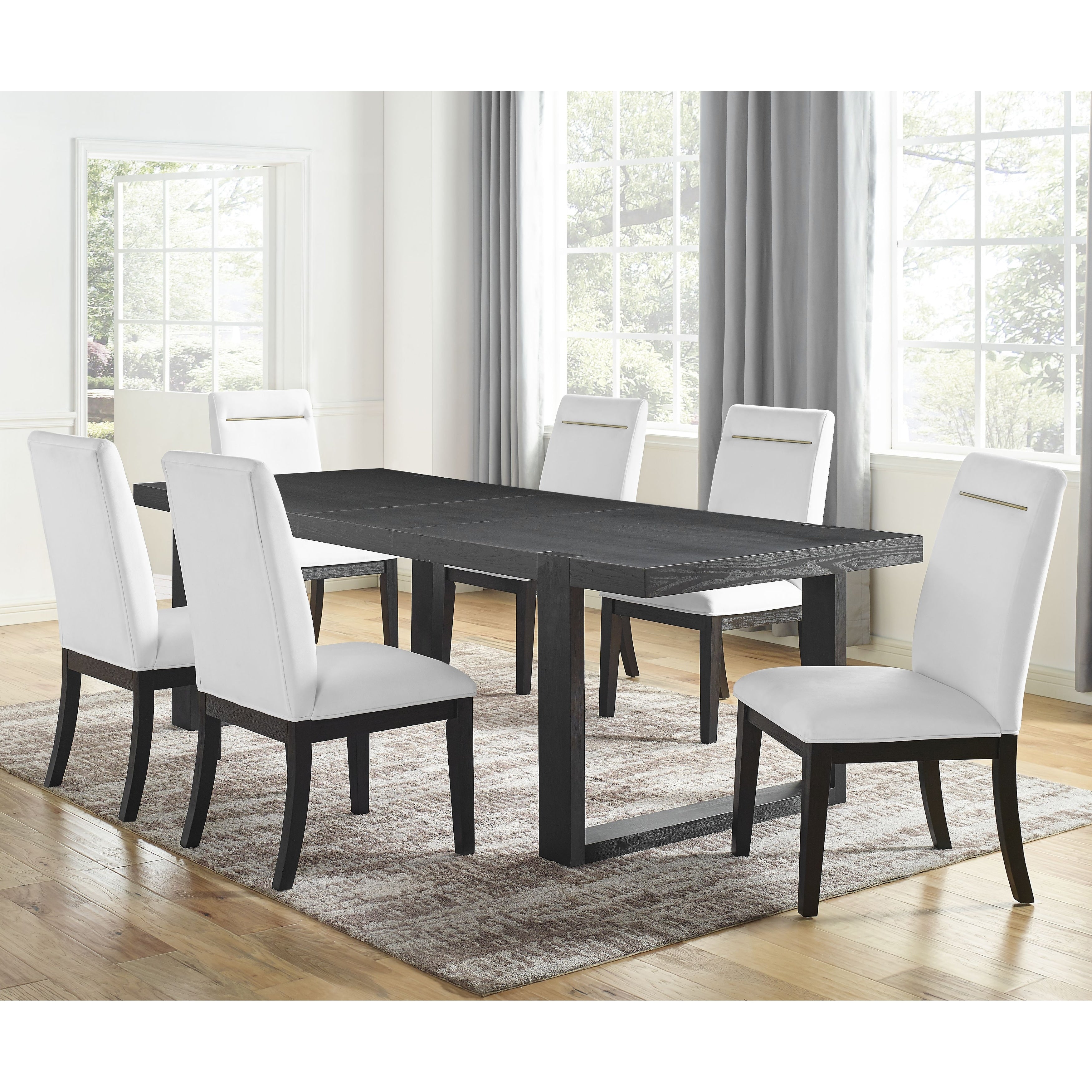 Strick Bolton Yantis Modern 7 Piece Dining Set